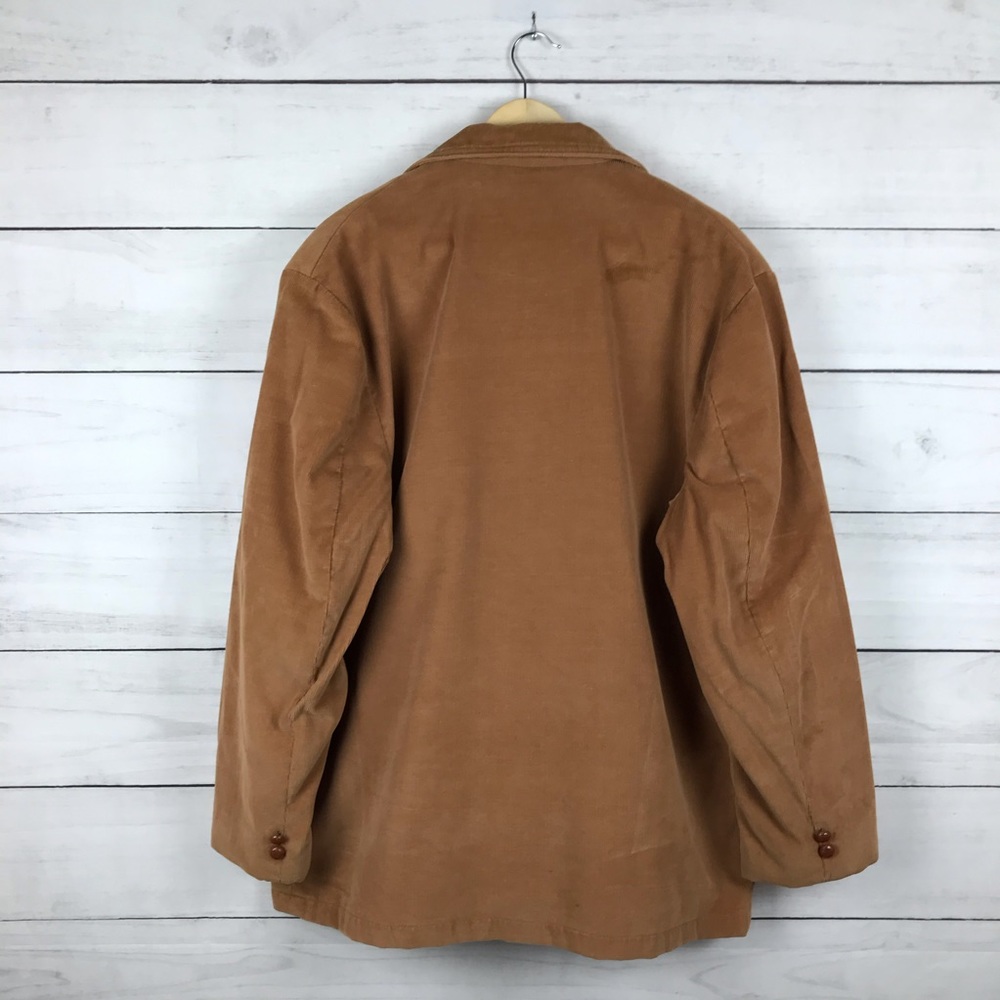 Vintage 1970s English Squire Sz 44 Corduroy Jacket - Picture 2 of 6